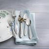 image:imageLenox Silverware Set Butterfly Meadow 2Piece Spreader Set 1810 Stainless Steel Dishwasher Safe Porcelain Handles Butter Knife Cheese Spreader Home And Kitchen Utensils Sets Silver 2 Piece65Piece Flatwate Set