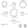 image:imageLenox 892798 Butterfly Meadow 6Piece Mug Set28Piece Dinnerware Set