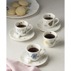 image:imageLenox 892798 Butterfly Meadow 6Piece Mug SetEspresso Cup  Saucer  Set of 4
