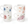 image:imageLenox 892798 Butterfly Meadow 6Piece Mug SetStacking Mugs  Set of 4
