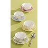 image:imageLenox Butterfly Meadow Figural Cup and Saucer Set YellowCup and Saucer  Blue
