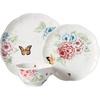 image:imageLenox Butterfly Meadow Hydrangea 4Piece Porcelain Mug Set 4 Count Pack of 1 Multi12Piece Dinnerware Set