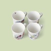 image:imageLenox Coffee Mug Set Butterfly Meadow Flutter 4Piece Mugs Service For 4 12 Ounce Mug Chip Resistant White Porcelain Microwave And Dishwasher Safe Ceramic Mugs Coffee Cups Assorted 4 PieceMugs  Set of 4