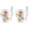 image:imageLenox 833960 Butterfly Meadow Mugs And Spoon Set12 Ounces