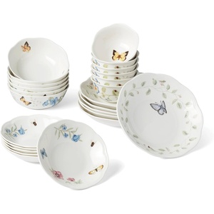 image:imageLenox 892798 Butterfly Meadow 6Piece Mug SetButterfly Meadow 24Piece Bowl Set