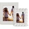 image:imageLenox 895081 French Perle Scallop Cylinder Vase8x10 Picture Frame