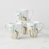 image:imageLenox 896637 Wildflowers 5x7 FrameMugs  Set of 4
