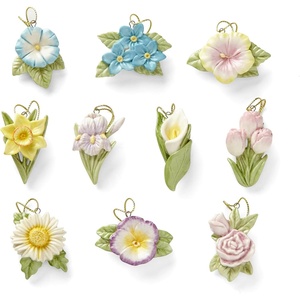 image:imageLenox Celebrate Flowers 10Piece Ornament Set 050 LB Multi10Piece Ornament Set  Spring