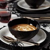 image:imageLenox 888917 Chelse Muse Fleur Matte Black 4Piece Bowl SetBowls  Set of 4