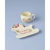 image:imageLenox 890765 Holiday Ornament Candy Jar Christmas HostingSanta Cookies  Milk Set