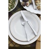 image:imageLenox 891196 French Perle Groove White 12Piece Pasta Bowl Dinnerware Set Service For 412Piece Dinnerware Set Bowls
