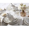 image:imageLenox 891196 French Perle Groove White 12Piece Pasta Bowl Dinnerware Set Service For 412Piece Place Setting