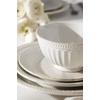 image:imageLenox 891196 French Perle Groove White 12Piece Pasta Bowl Dinnerware Set Service For 4Dinner Plates  Set of 4
