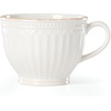 image:imageLenox 891196 French Perle Groove White 12Piece Pasta Bowl Dinnerware Set Service For 4Latte Mugs  Set of 2