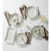 image:imageLenox 893544 French Perle Scallop 4Piece Accent Plate Set Matte OffWhite12Piece Dinnerware Set