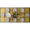 image:imageLenox 893544 French Perle Scallop 4Piece Accent Plate Set Matte OffWhite12Piece Dinnerware Set