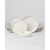 image:imageLenox 893544 French Perle Scallop 4Piece Accent Plate Set Matte OffWhite18Piece Dinnerware Set