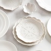image:imageLenox 893544 French Perle Scallop 4Piece Accent Plate Set Matte OffWhite24Piece Dinnerware Set