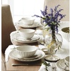 image:imageLenox 893544 French Perle Scallop 4Piece Accent Plate Set Matte OffWhite4Piece Place Setting White