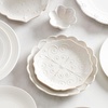 image:imageLenox 893544 French Perle Scallop 4Piece Accent Plate Set Matte OffWhiteAccent Plates  Set of 4