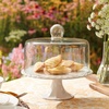 image:imageLenox 893544 French Perle Scallop 4Piece Accent Plate Set Matte OffWhiteCake Plate