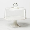 image:imageLenox 893544 French Perle Scallop 4Piece Accent Plate Set Matte OffWhiteCake Plate