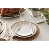 image:imageLenox 893544 French Perle Scallop 4Piece Accent Plate Set Matte OffWhiteDinner Plates  Set of 4 Perle