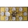 image:imageLenox 893544 French Perle Scallop 4Piece Accent Plate Set Matte OffWhiteDinner Plates  Set of 4 Perle