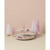 image:imageLenox 893544 French Perle Scallop 4Piece Accent Plate Set Matte OffWhiteTiered Server White
