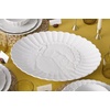 image:imageLenox 893544 French Perle Scallop 4Piece Accent Plate Set Matte OffWhiteTurkey Platter