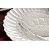 image:imageLenox 893544 French Perle Scallop 4Piece Accent Plate Set Matte OffWhiteTurkey Platter