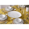 image:imageLenox 893544 French Perle Scallop 4Piece Accent Plate Set Matte OffWhiteTurkey Platter