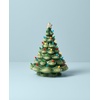 image:imageLenox 896878 Treasured Traditions Pink Lit Tree OrnamentLit Tree  Green
