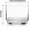 image:imageLenox 897841 Tuscany Classics Stackable Coolers Set Of 4 SmokeShort Glasses  Set of 6
