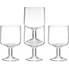 image:imageLenox 897841 Tuscany Classics Stackable Coolers Set Of 4 SmokeStackable Wine Glasses  Set of 4