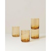 image:imageLenox 897841 Tuscany Classics Stackable Coolers Set Of 4 SmokeTall Glasses  Set of 4  Amber