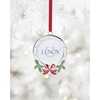 image:imageLenox Christmas Tree Ornaments Holly Frame Silverplated Ornament Round Picture Frame Red Ribbon for Hanging Christmas Decor Tree Decor Family Picture Ornaments Silver 1Piece 25x35Inch