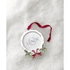 image:imageLenox Christmas Tree Ornaments Holly Frame Silverplated Ornament Round Picture Frame Red Ribbon for Hanging Christmas Decor Tree Decor Family Picture Ornaments Silver 1Piece 25x35Inch