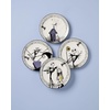 image:imageLenox Dinnerware Set Nightmare Before Christmas Accent Plates Set For 4 Jack Skellington Halloween Decor Indoor Porcelain Dishwasher Safe Microwave Safe Halloween Dishes WhiteBlack 4 PiecesAccent Plates