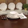 image:imageLenox French Perle Dessert Plates White Set of 412Piece Dinnerware Set  AllPurpose Bowls