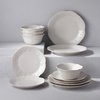 image:imageLenox French Perle Dessert Plates White Set of 412Piece Dinnerware Set  AllPurpose Bowls