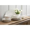 image:imageLenox French Perle Dessert Plates White Set of 412Piece Dinnerware Set  AllPurpose Bowls