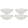image:imageLenox French Perle Dessert Plates White Set of 412Piece Dinnerware Set  Pasta Bowls