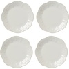 image:imageLenox French Perle Dessert Plates White Set of 412Piece Dinnerware Set  Pasta Bowls