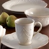 image:imageLenox French Perle Dessert Plates White Set of 44Piece Place Setting