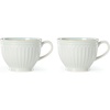 image:imageLenox French Perle Groove Dinnerware Stoneware Latte Mugs Set of 2Latte Mugs Set of 2