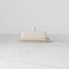 image:imageLenox French Perle White Tall Salt and Pepper Set Covered Butter Tray