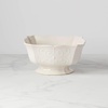 image:imageLenox French Perle White Tall Salt and Pepper Set Footed Centerpiece Bowl