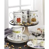 image:imageLenox Serveware The Great Pumpkin Figural Treat Dish Handwash Only Durable Porcelain Dish Tray Halloween Decor Indoor Halloween Table Decorations Snoopy Design Fall Decor 8 x 65 x 1inchMugs  Set of 4