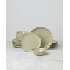 image:imageLenox Stoneware Dinnerware Sets For 6 French Perle Scallop Matcha 18Piece Dinnerware Set Service For 6 Dishwasher Safe Ceramic Plates Stoneware Dinner Plates and Bowls Sets Green 18 Piece